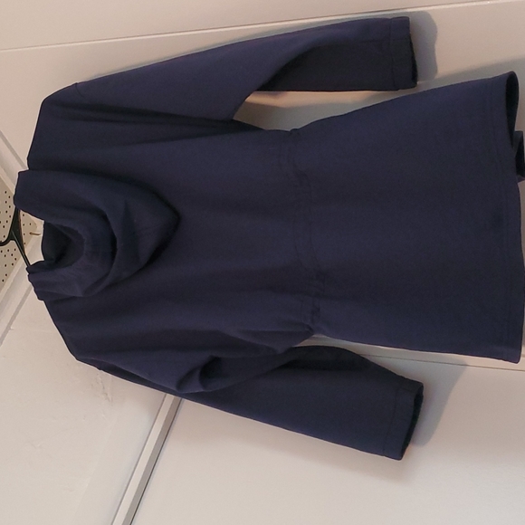 JANEVE Blue Cotton Quarter Sleeved Sailing Jacket w/ Drawstring Waist - Picture 8 of 10